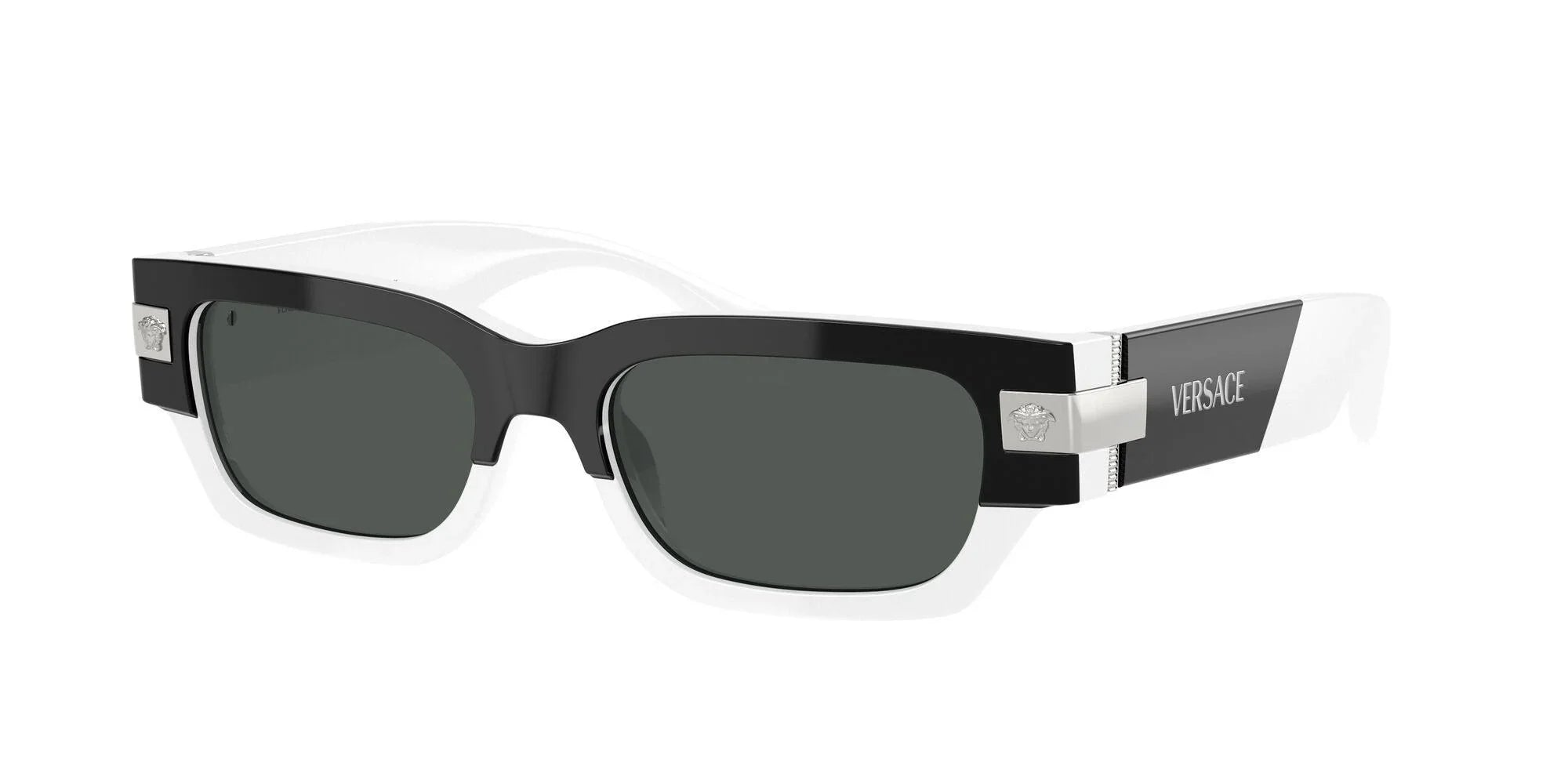 Versace | 4465 | Top Black/White - iKANDi Sunglasses