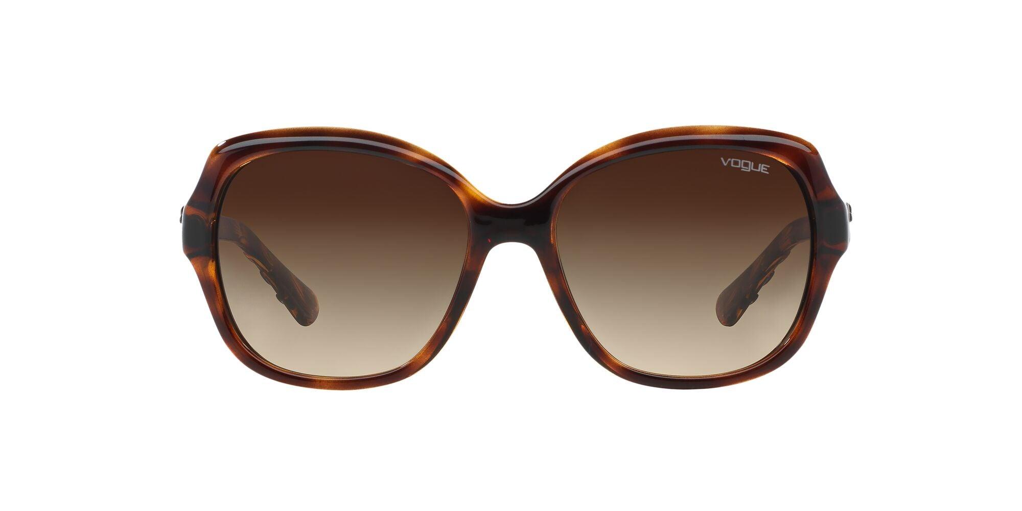 Vogue Eyewear | VO2871S | Striped Dark Havana - iKANDi Sunglasses