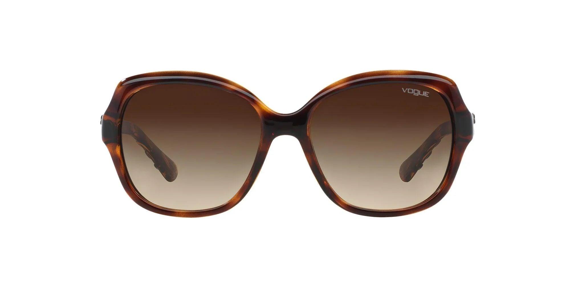 Vogue Eyewear | VO2871S | Striped Dark Havana - iKANDi Sunglasses