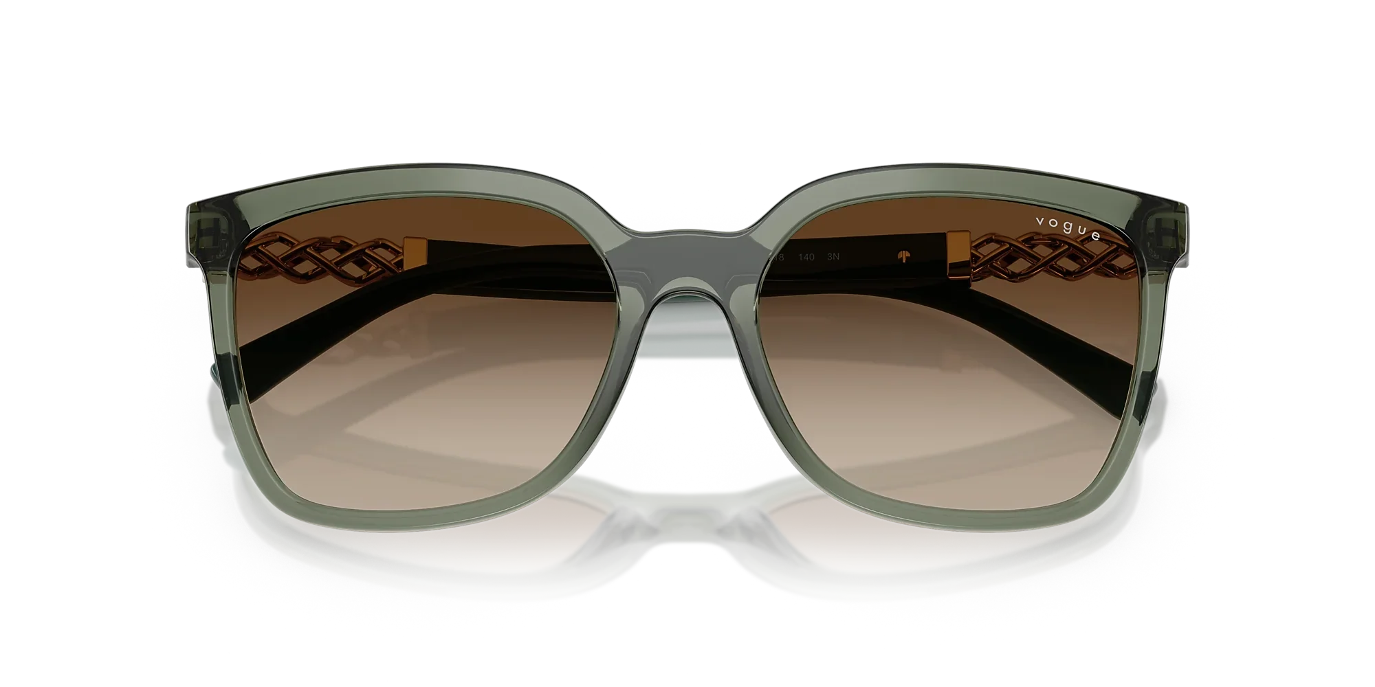 Vogue Eyewear | VO5633SB | Transparent Mallard Green Gradient Brown