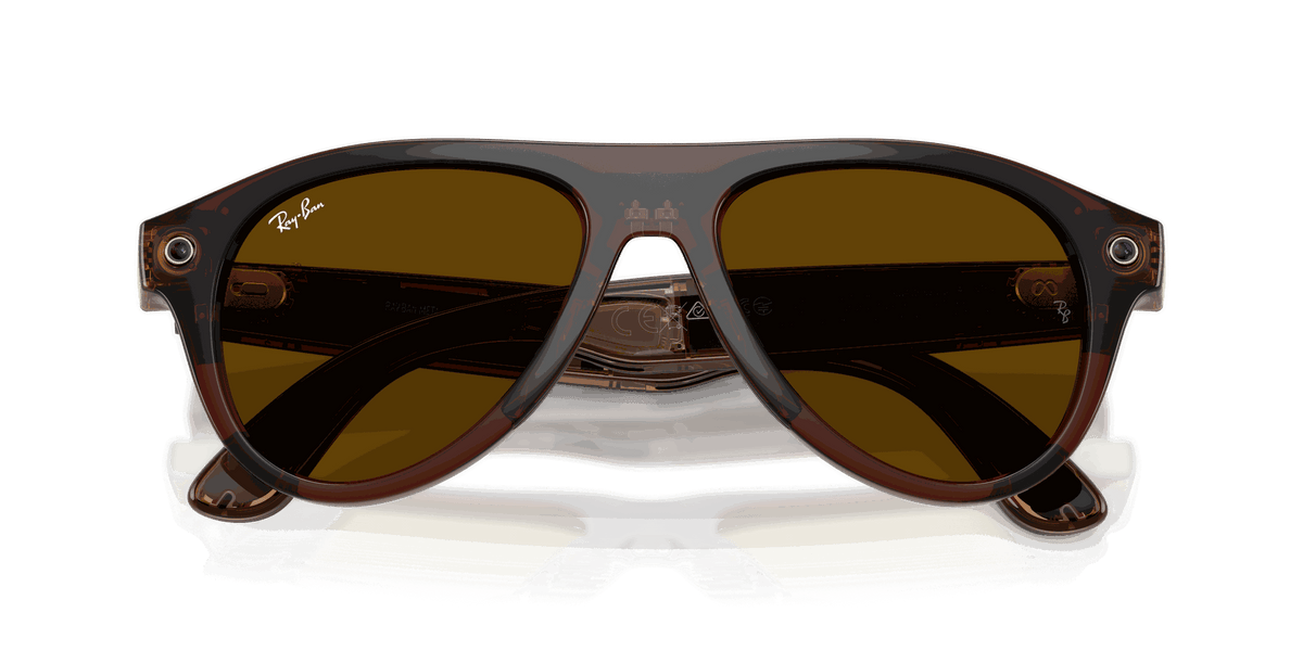 Ray-Ban Meta Gen 3 | RW4016 Aviator | Transp. Umber Transitions Jade