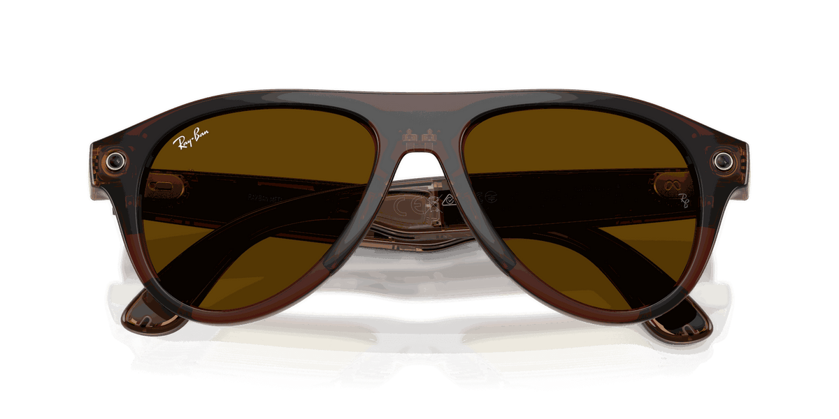 Ray-Ban Meta Gen 3 | RW4016 Aviator | Transp. Umber Transitions Jade