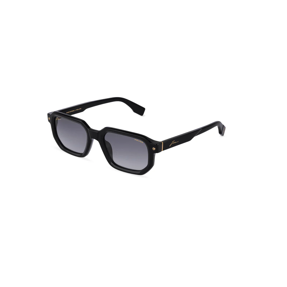 Police | SPLU82 | Zac Efron Signature Shiny Black Smoke Gradient