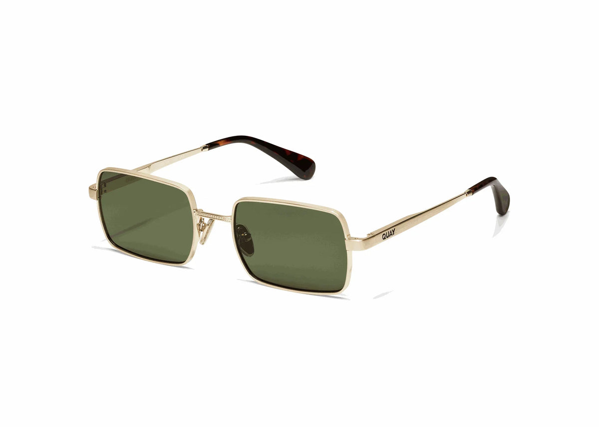 Quay | DND | Brushed Gold Green