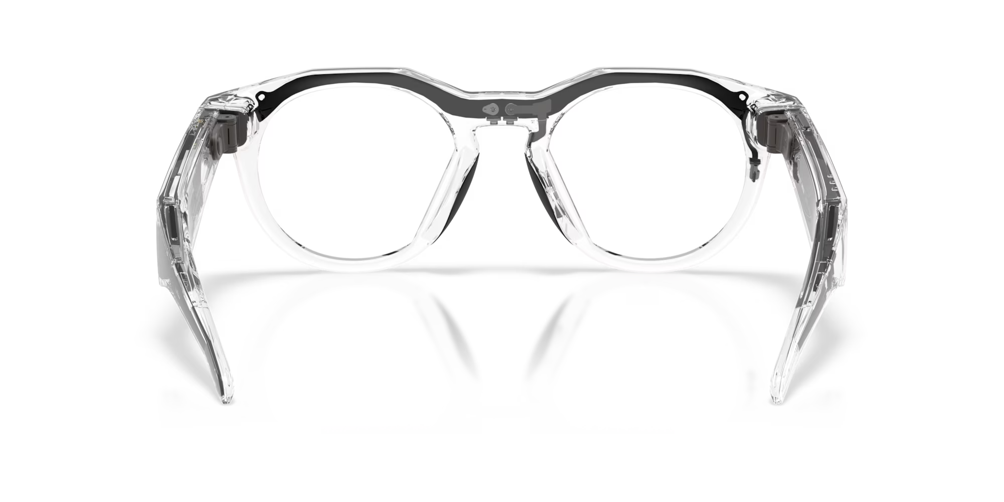 Oakley Meta HSTN Transitions Grey Lenses Clear Frame Sunglasses