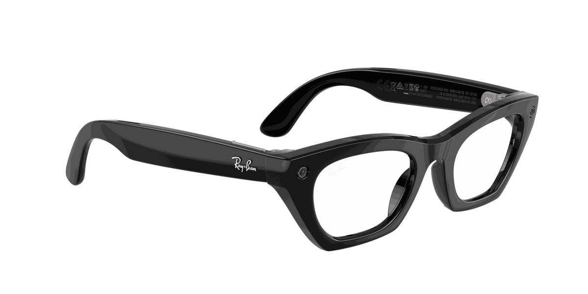 Ray-Ban Meta Gen 3 | RW4015 Zena | Shiny Black Clear BLF&AR