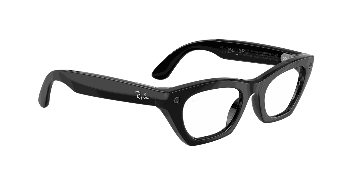 Ray-Ban Meta Gen 3 | RW4015 Zena | Shiny Black Clear BLF&AR