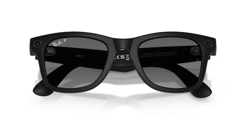 Ray-Ban Meta Gen2 | RW4012 Wayfarer | Matte Black Gradient Graphite Polarised