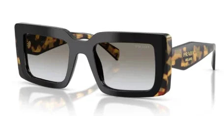 Prada | PRD01S | Black Tort Grey Gradient