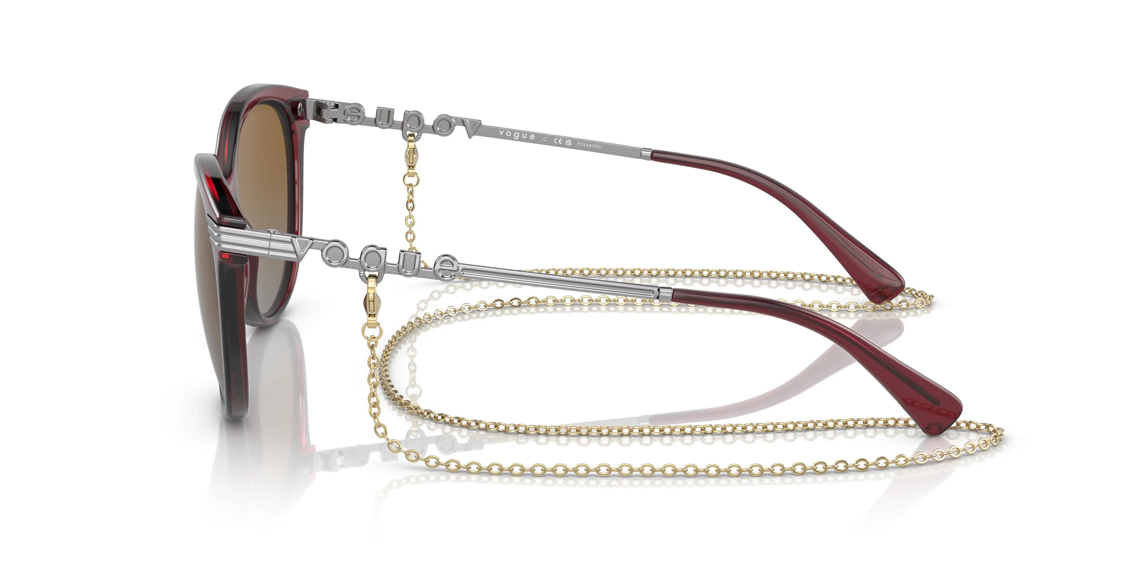 Vogue Eyewear | VO5460S | Transparent Opal Dark Red