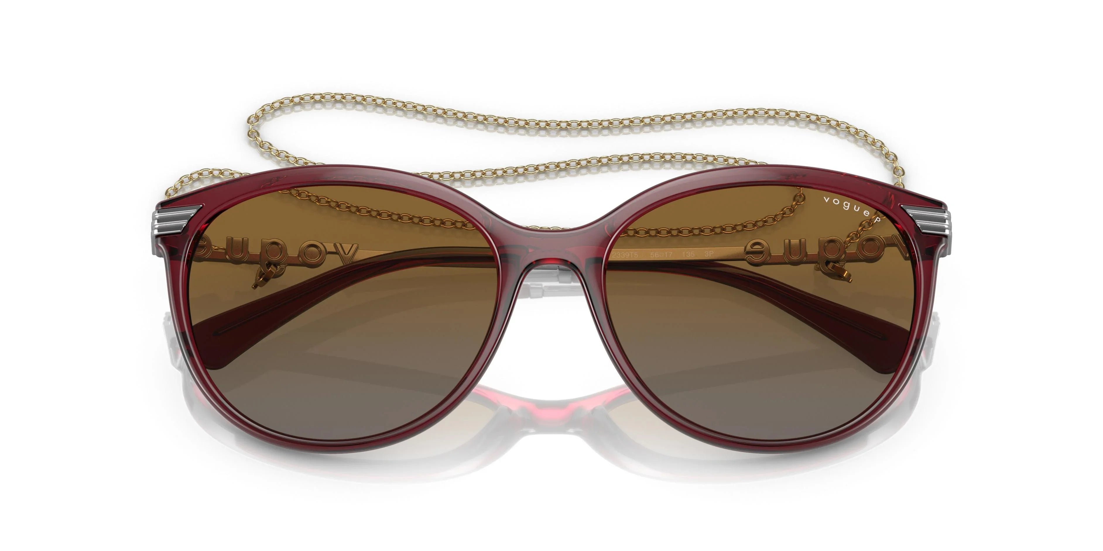Vogue Eyewear | VO5460S | Transparent Opal Dark Red