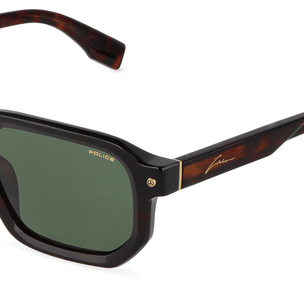 Police | SPLU82 | Zac Efron Shiny Dark Havana Green