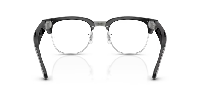 Ray-Ban Audio Meta Gen 3 | RW7004 Clubmaster | Shiny Black Clear Clear blue-violet light filter