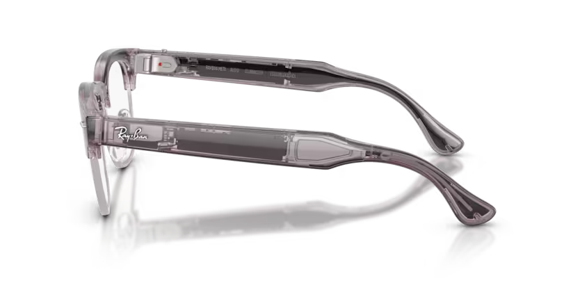 Ray-Ban Audio Meta Gen 3 | RW7004 Clubmaster | Transparent orchid Transitions Gen S Ruby