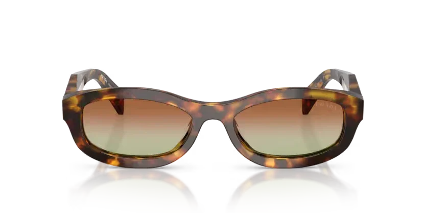 Prada | PRD24S | 14L70T | Honey Tortoise Green Brown