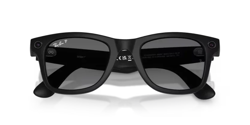 Ray-Ban Meta Gen 2 | RW4012 Wayfarer M | Matte Black Gradient Graphite Polarised