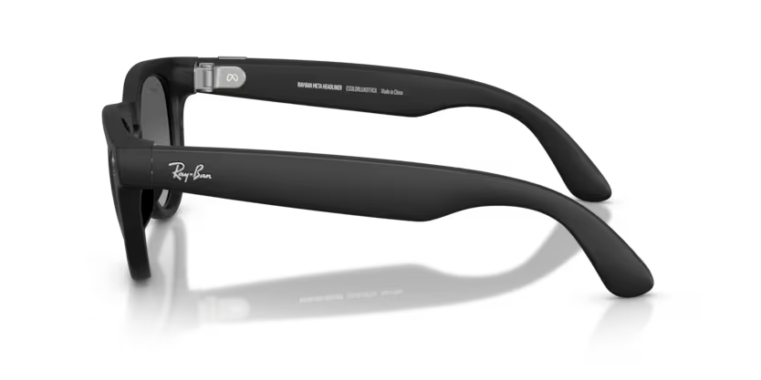 Ray-Ban Meta Gen 2 | RW4013 Headliner | Matte Black Gradient Graphite Polarised