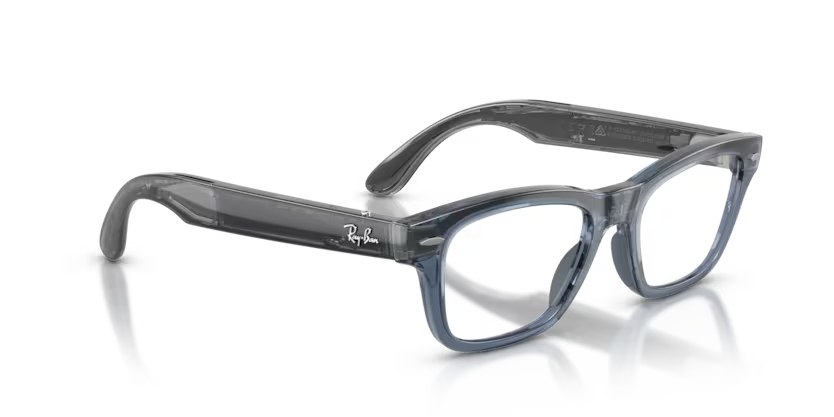 Ray-Ban Audio Meta Gen 3 | RW7005 Burbank M | Transparent Sky Blue Transitions Sapphire
