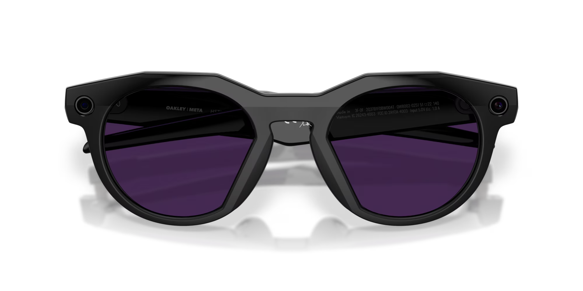 Oakley Meta HSTN Transitions Amethyst Black Frame Sunglasses