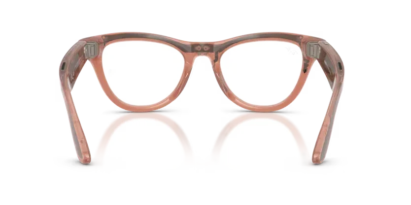 Ray- Ban Meta Gen 2 | RW4014 Skyler | Shiny Peach Transition Brown