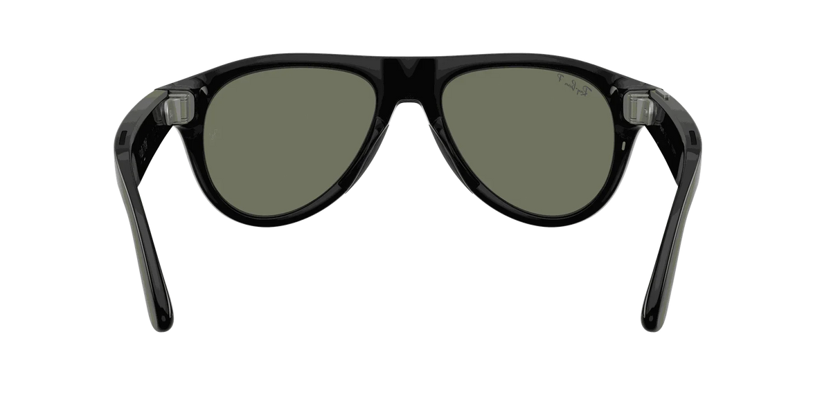 Ray-Ban Meta Gen 3 | RW4016 Aviator | Shiny Black G15 Green Polarised