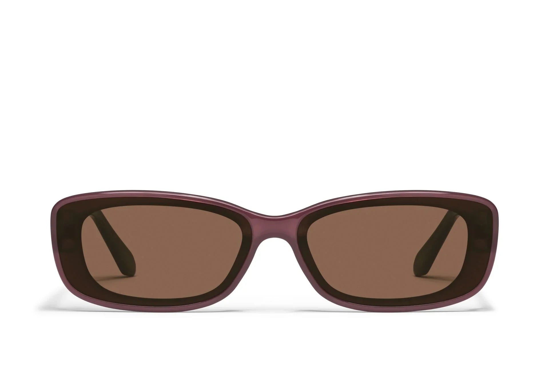 QUAY | Vibe Check | Plum Brown