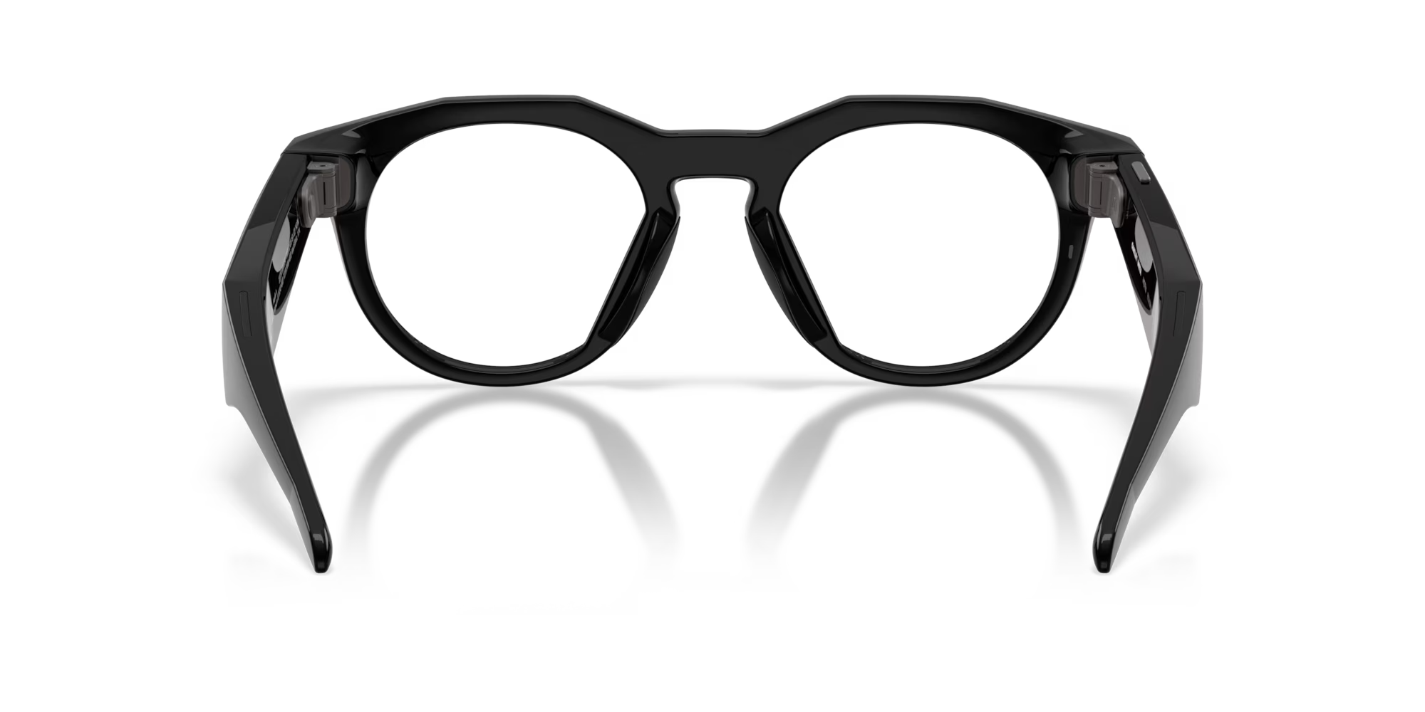 Oakley Meta HSTN Clear Lenses Black Frame Sunglasses