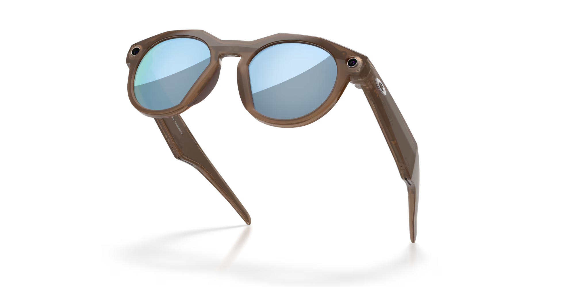 Oakley Meta HSTN PRIZM Deep Water Polarised Brown Frame Sunglasses