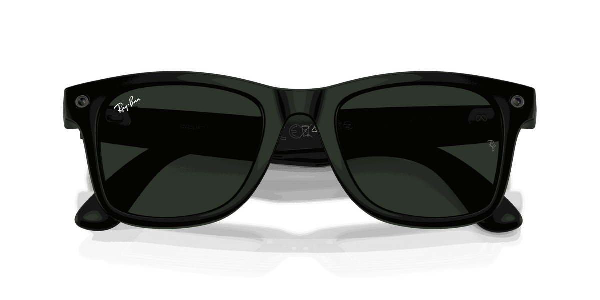 Ray-Ban Meta Gen 3 | RW4011 Wayfarer L | Matte Black Transitions Gen S Graphite Green