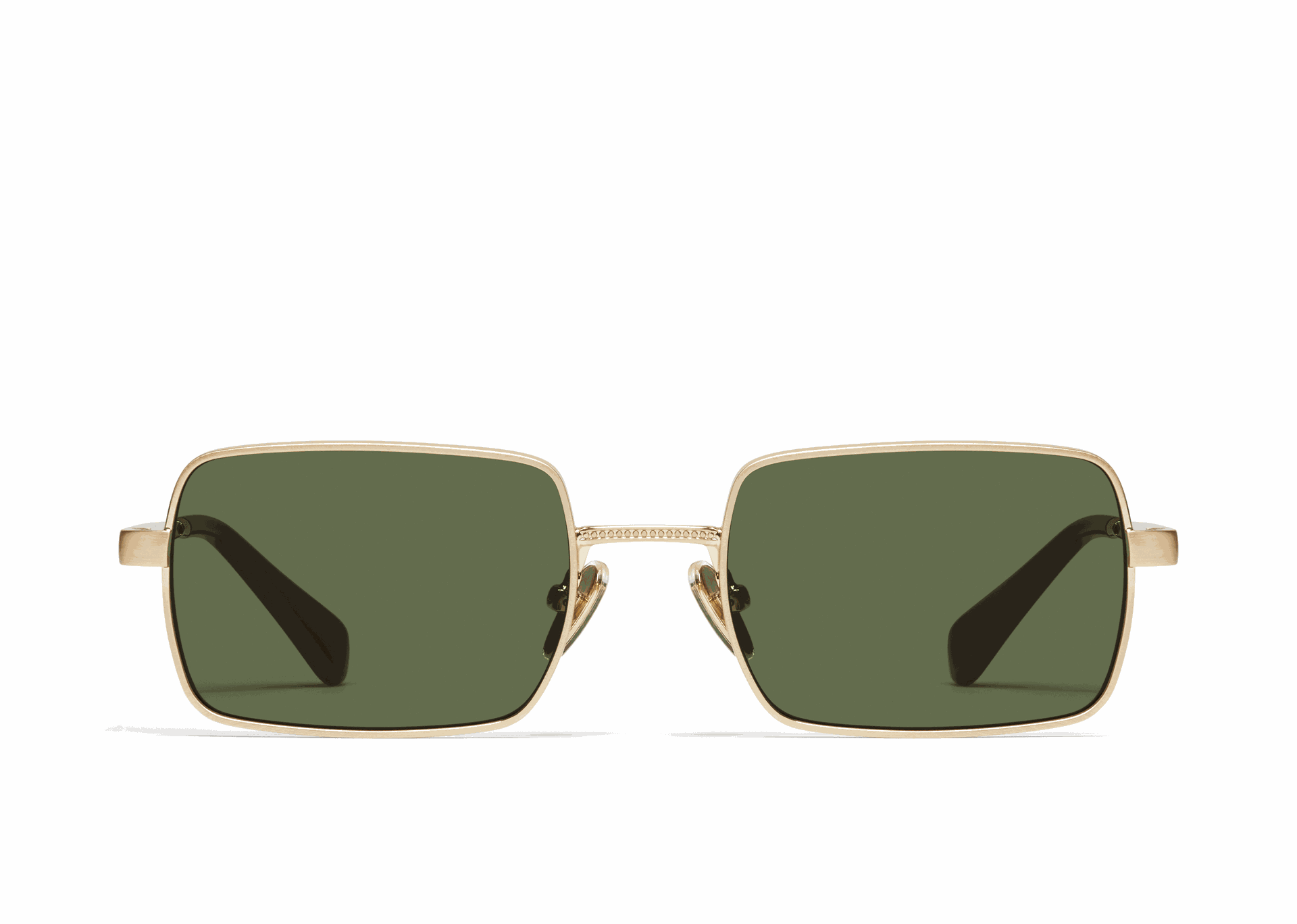 Quay | DND | Brushed Gold Green