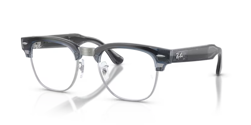 Ray-Ban Audio Meta Gen 3 | RW7004 Clubmaster | Transparent Sky Blue Transitions Gen S Sapphire
