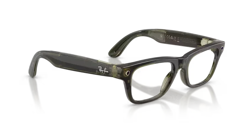 Ray-Ban Meta Gen 2 | RW7001 Blayzer Optics M | Transparent Dark Olive
