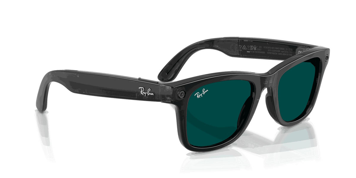 Ray-Ban Meta Gen 3 | RW4011 Wayfarer M | Transp. Black Transitions Aquamarine