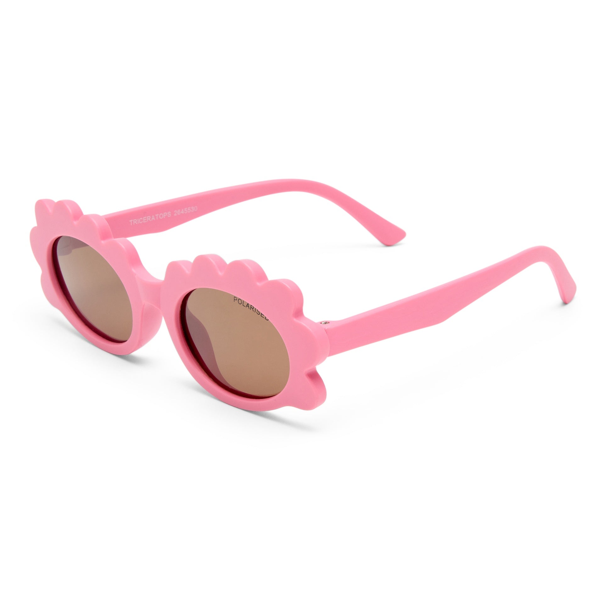 Cancer Council Kids | TCK2645530 Triceratops | Matte Pink / Brown Polarised