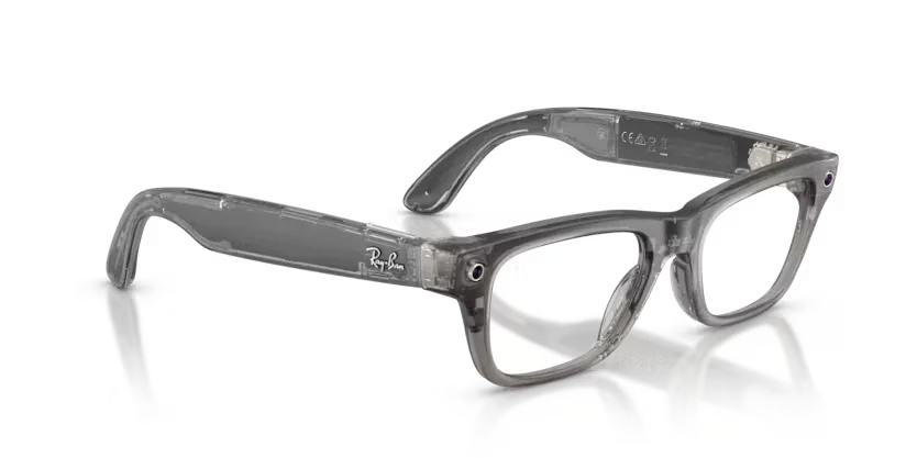 Ray-Ban Meta Gen 2 | RW7001 Blayzer Optics L | Transparent ice grey