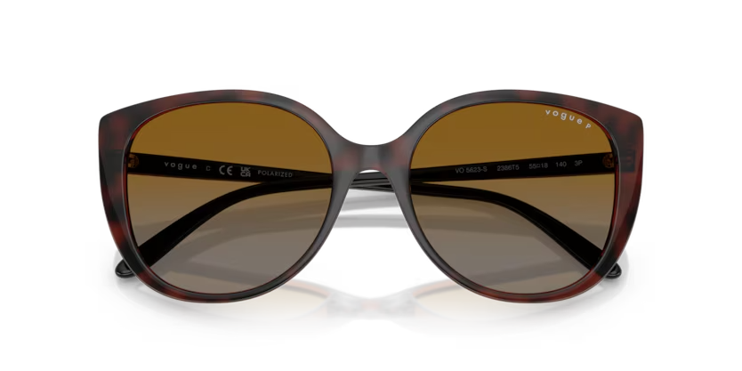 Vogue | 5623S | Top Dark Havana/Light Brown Polarised