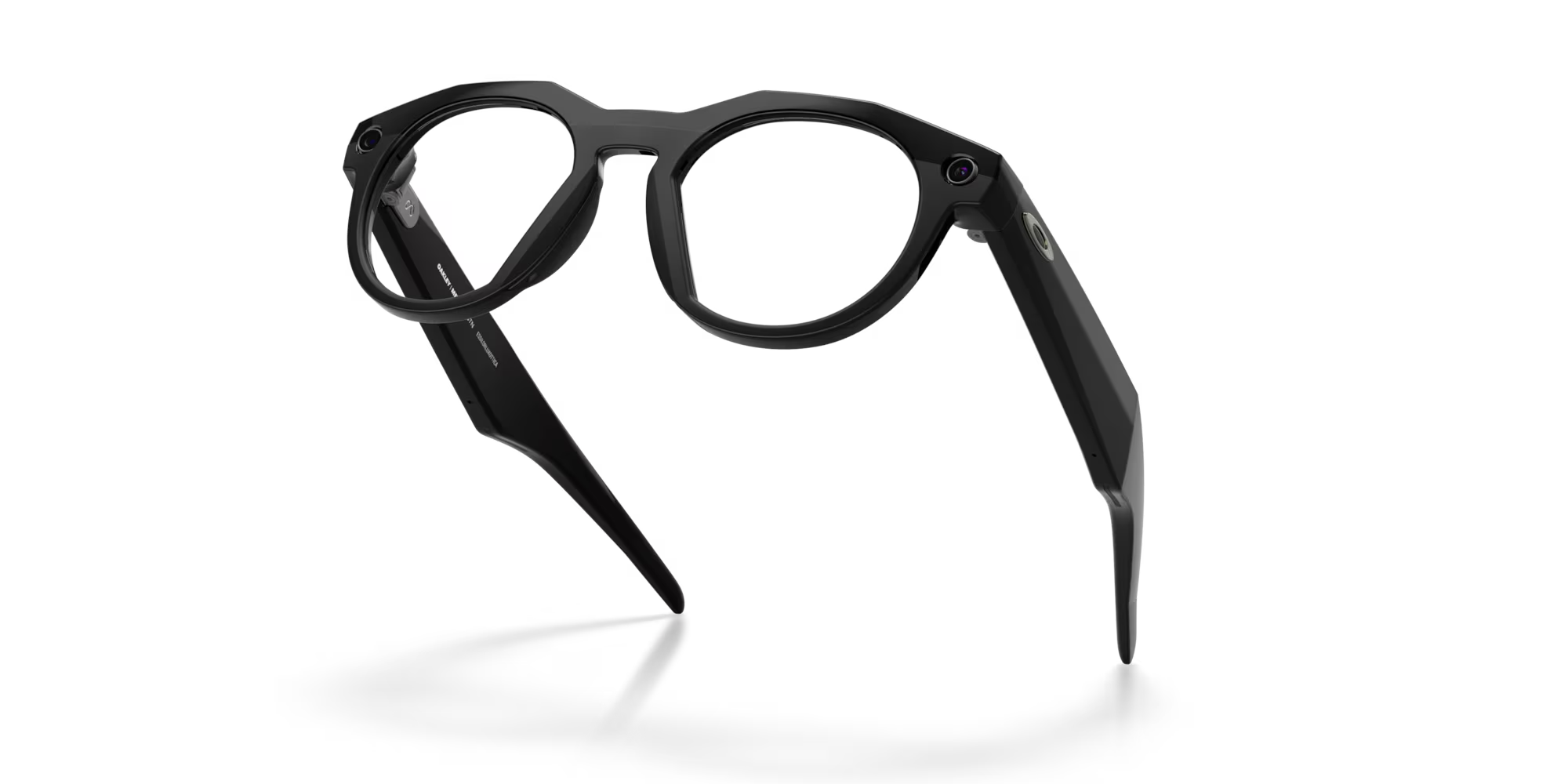 Oakley Meta HSTN Clear Lenses Black Frame Sunglasses