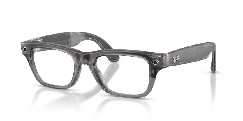 Ray-Ban Meta Gen 2 | RW7001 Blayzer Optics L | Transparent ice grey