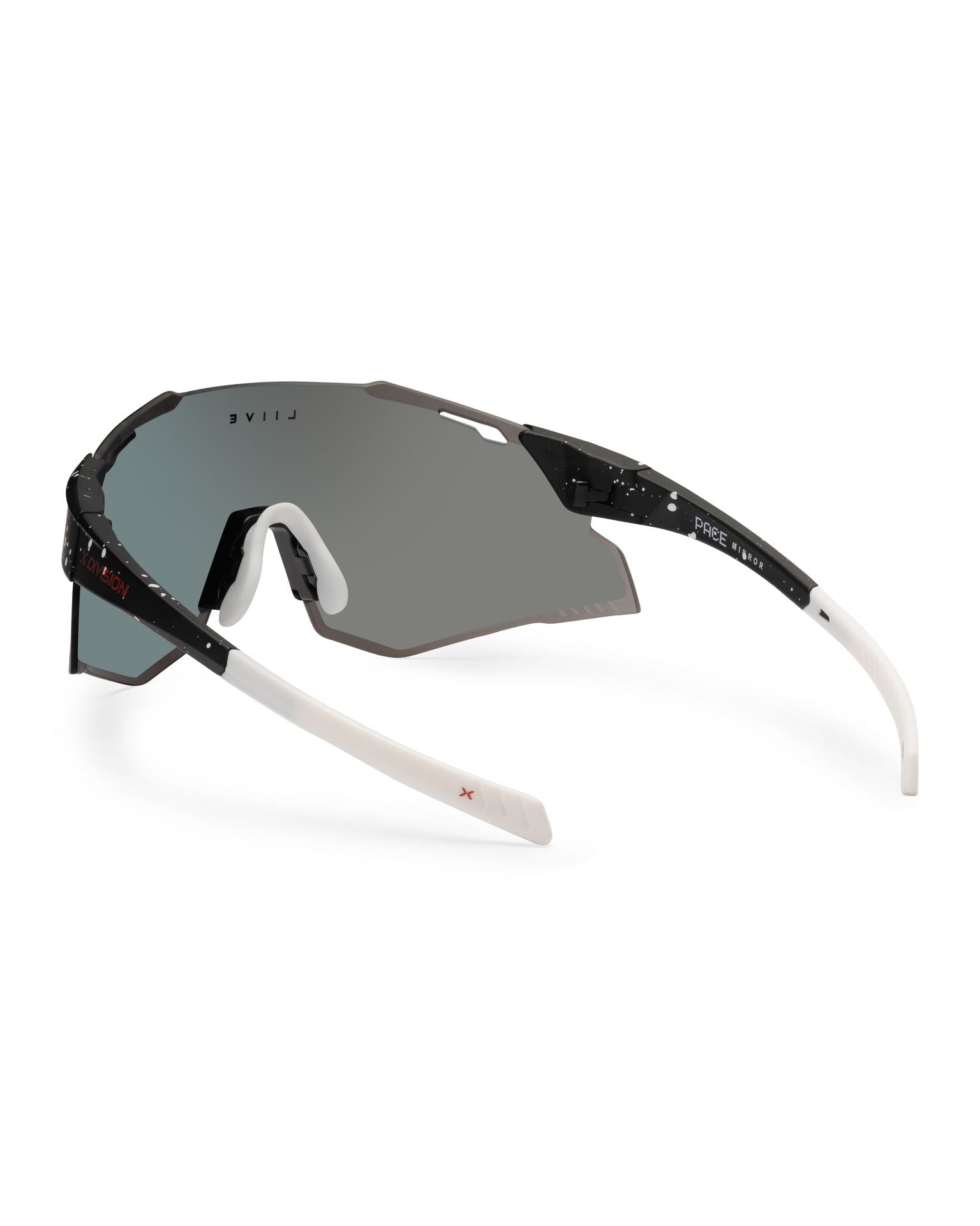 Liive | Pace X | Matte Black/Red Mirror