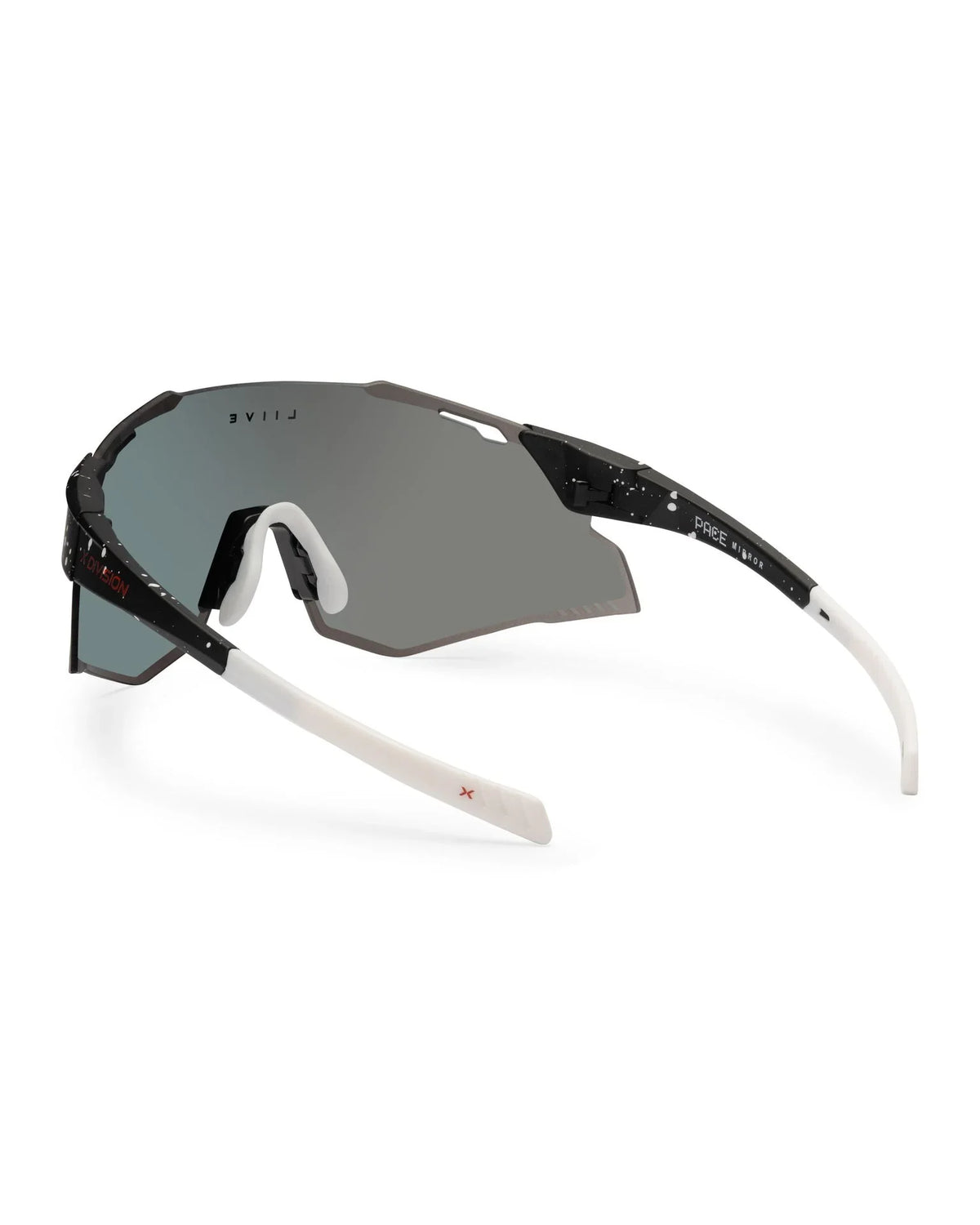 Liive | Pace X | Matte Black/Red Mirror