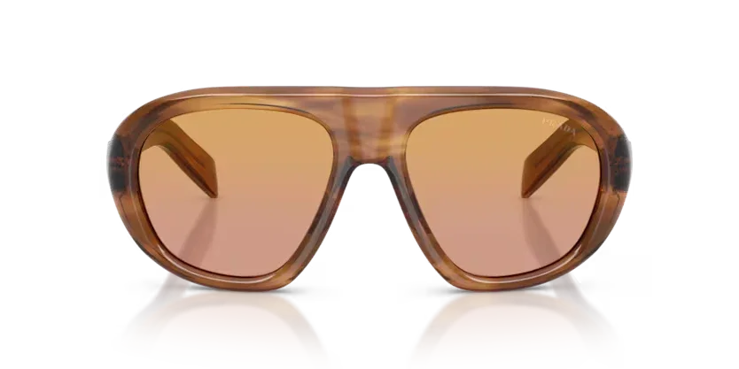 Prada | PRC05S | Striped Rosewood Orange