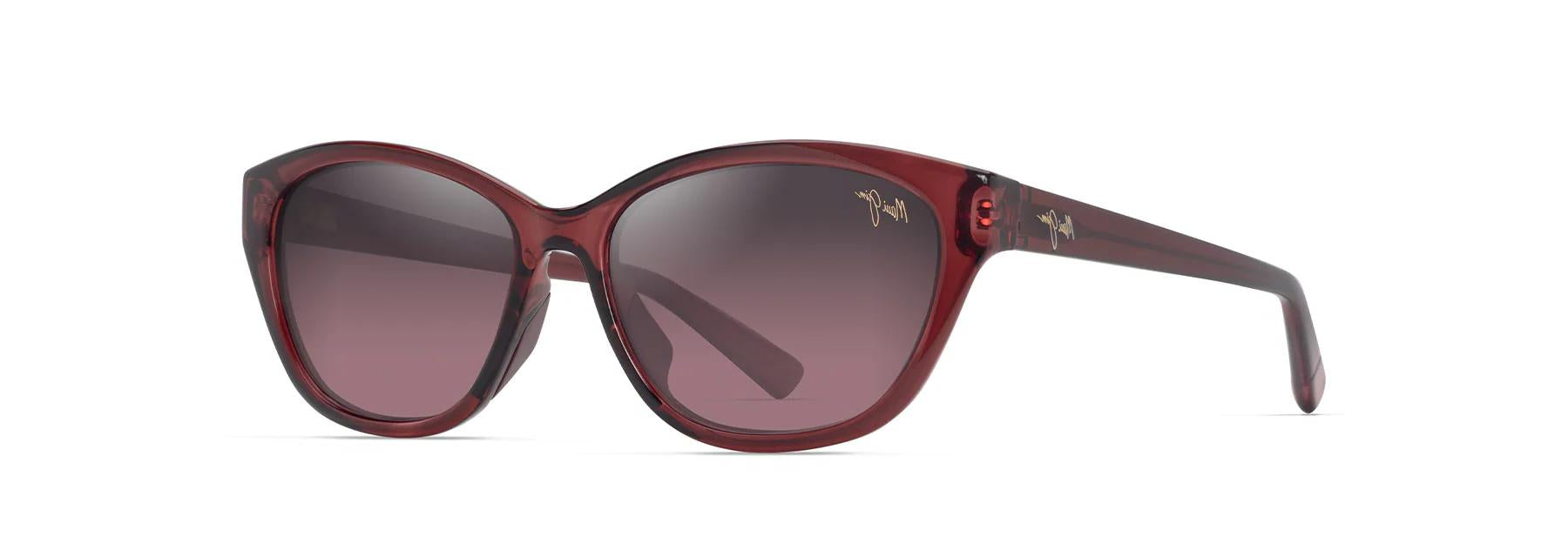 Maui Jim | Punono | Shiny Transparent Burgundy