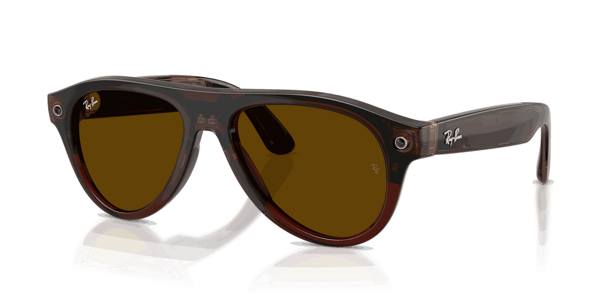 Ray-Ban Meta Gen 3 | RW4016 Aviator | Transp. Umber Transitions Jade