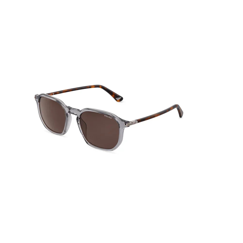 Police | Roadie 8 | Clear Glossy Grey Brown