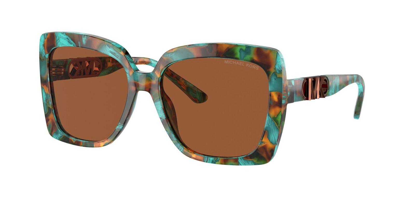 Michael Kors | 2213 Nice | Teal Graphic Tortoise - iKANDi Sunglasses