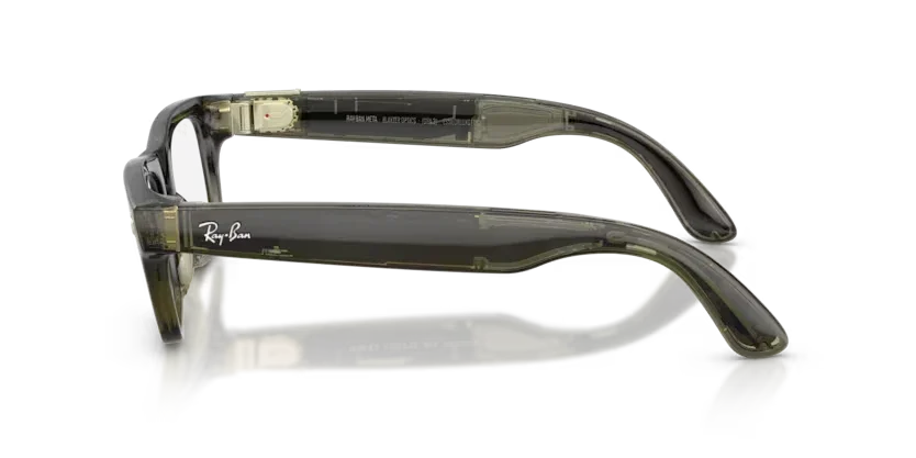 Ray-Ban Meta Gen 2 | RW7001 Blayzer Optics | Transparent Dark Olive Clear