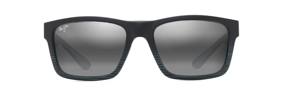 Maui Jim | The Flats | Black With Teal Stripes