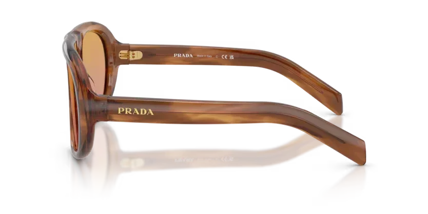 Prada | PRC05S | Striped Rosewood Orange