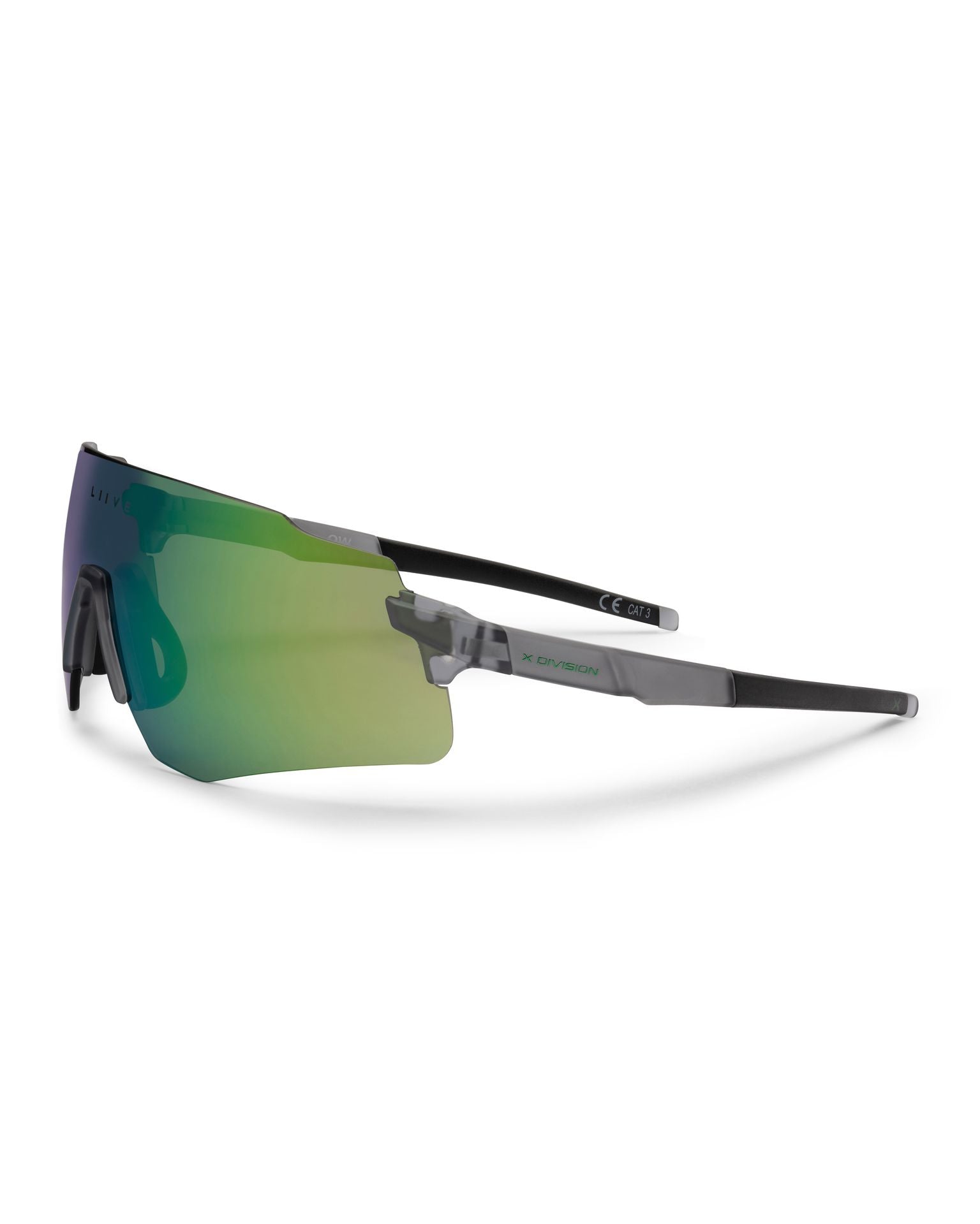 Liive | Flow X | Matte crystal/Green mirror