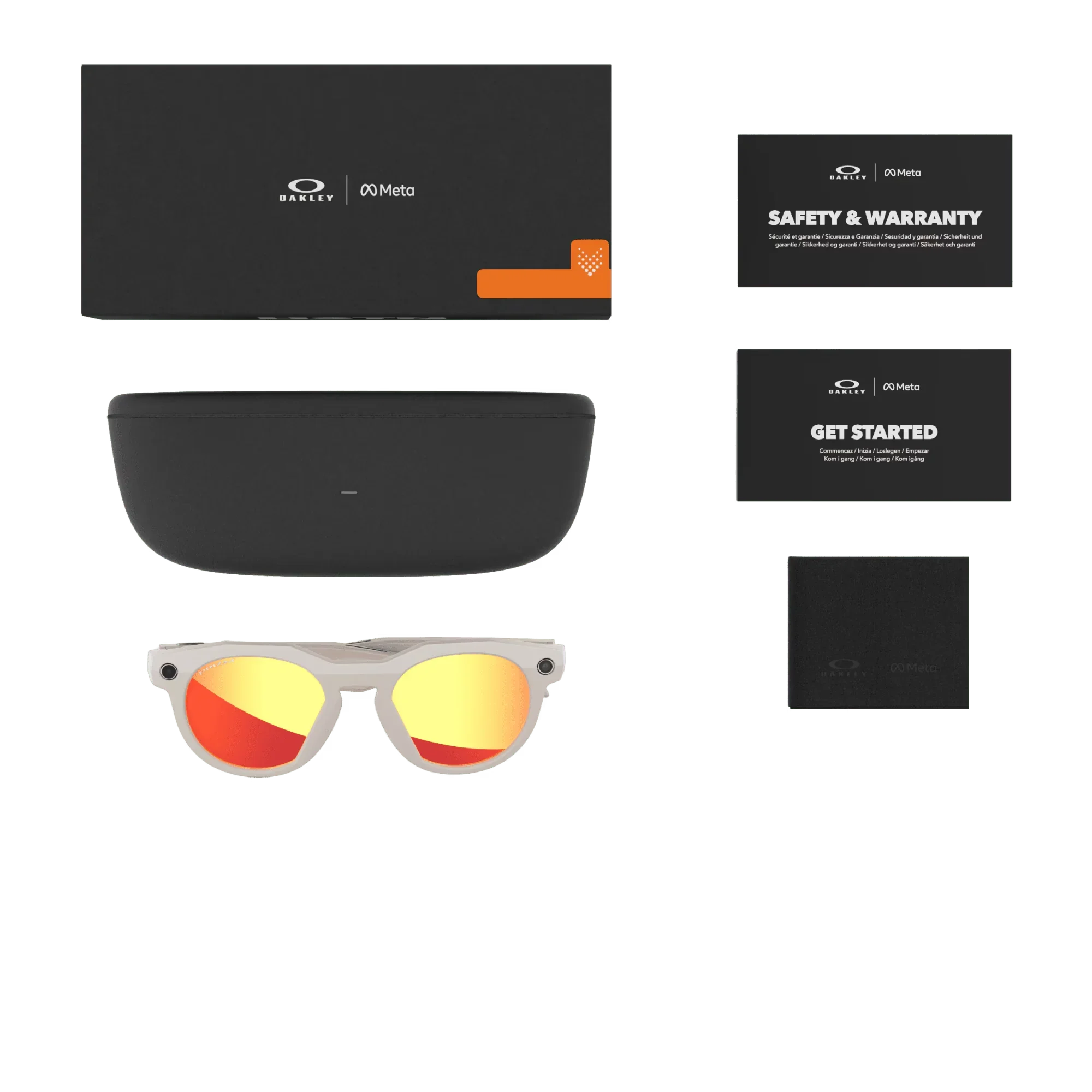 Oakley Meta HSTN PRIZM Ruby Lenses Warm Grey